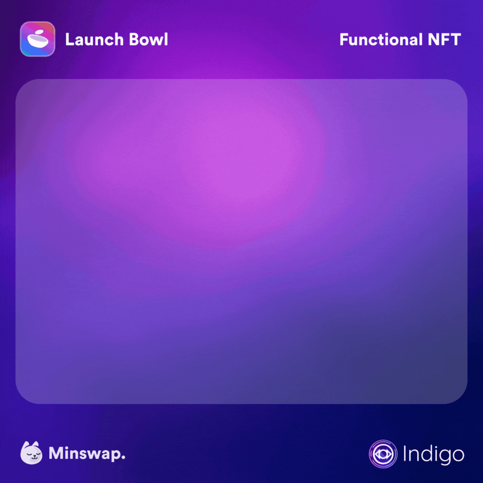 Indigo LBE Functional NFT